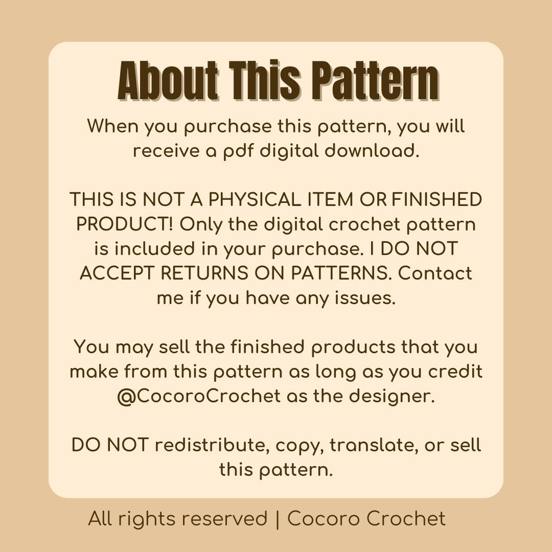 Small Gyroid Crochet Pattern Digital Download PDF (NOT A PHYSICAL ITEM)