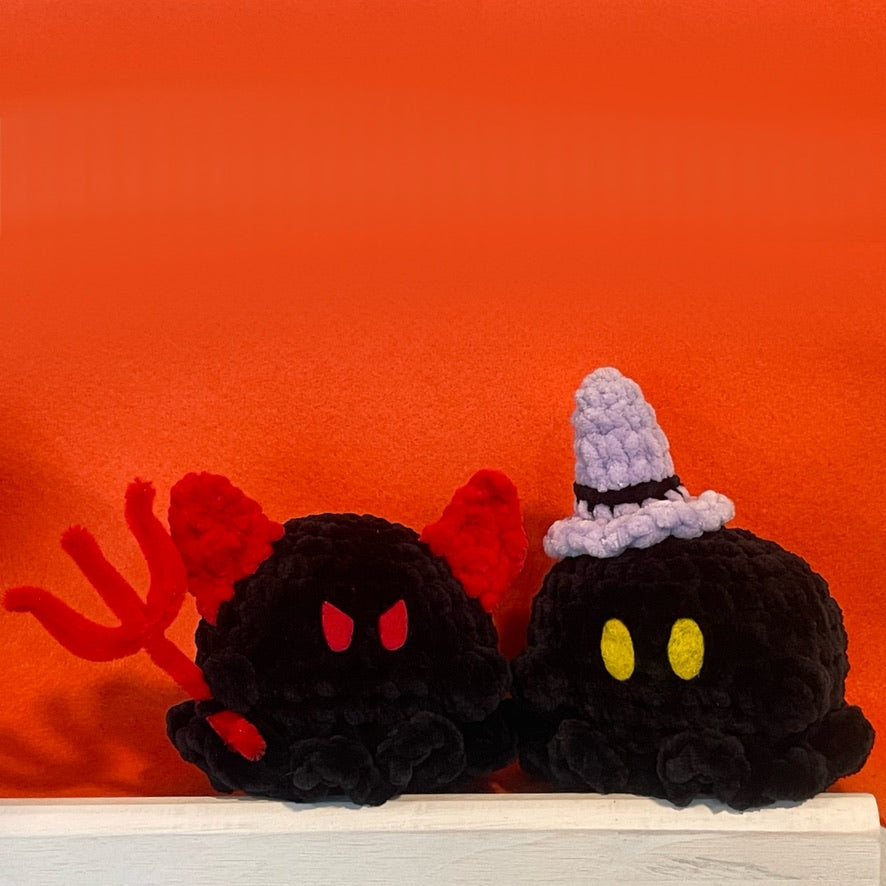 Small Ghost with Halloween Accessories