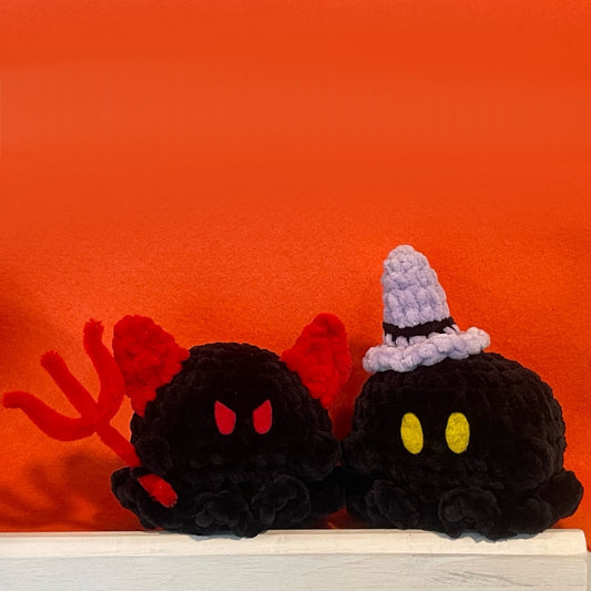 Small Ghost with Halloween Accessories