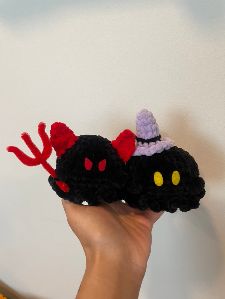 Small Ghost with Halloween Accessories